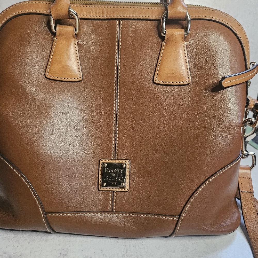 Dooney & Bourke Emerson Collection Domed Satchel Tote Crossbody